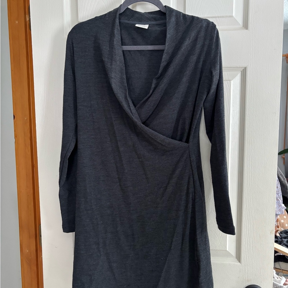 Boob Design Wool Nursing Wrap Dress